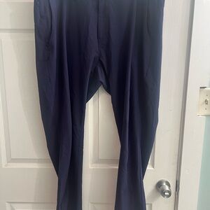 Fabletics Men's The Don 5 Pocket Trouser Pants - Navy Blue Size 40 x 32 Golf